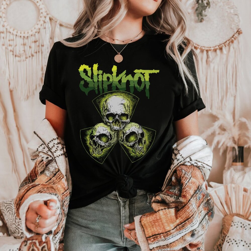 Slipknot Shirt | Slipknot Skull Graphic Tee